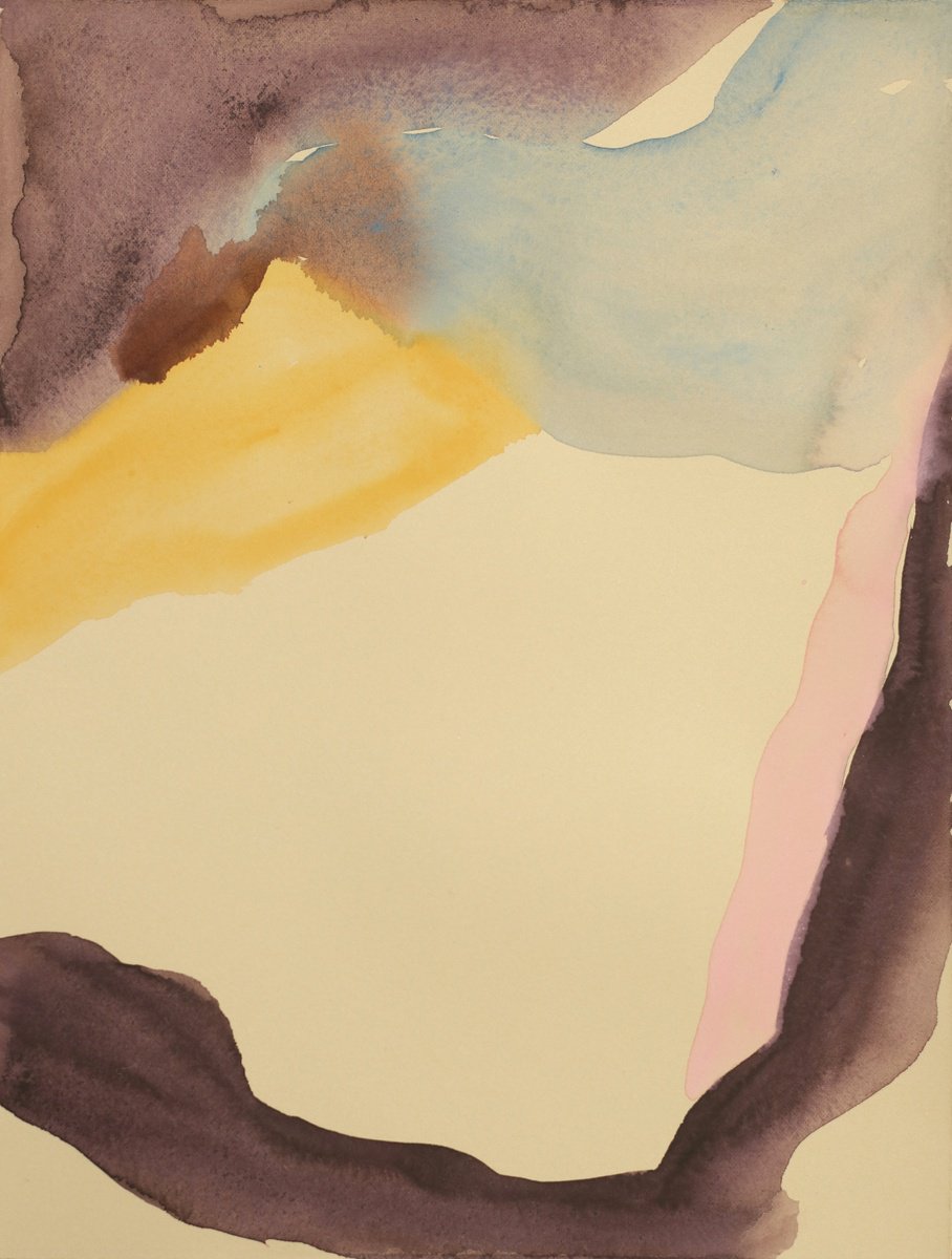 Organic Abstract Watercolour By Melissa Mcgill, 11 X 15", Things Change No 1, Original Artwork