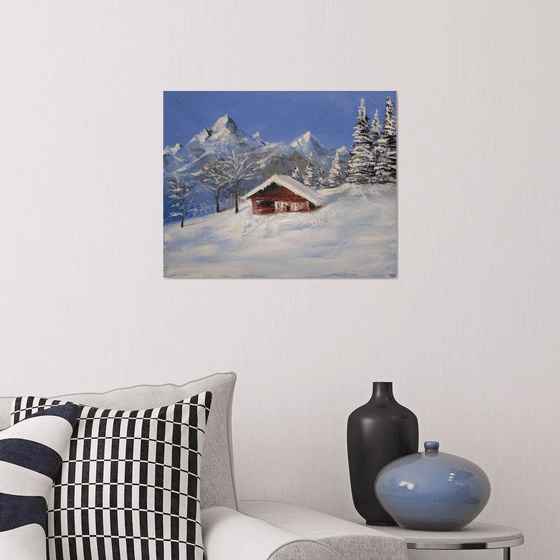 Heritage Series: Alpine Glow — Winter Peak