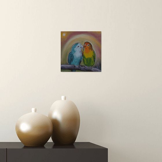 Pair of parrots