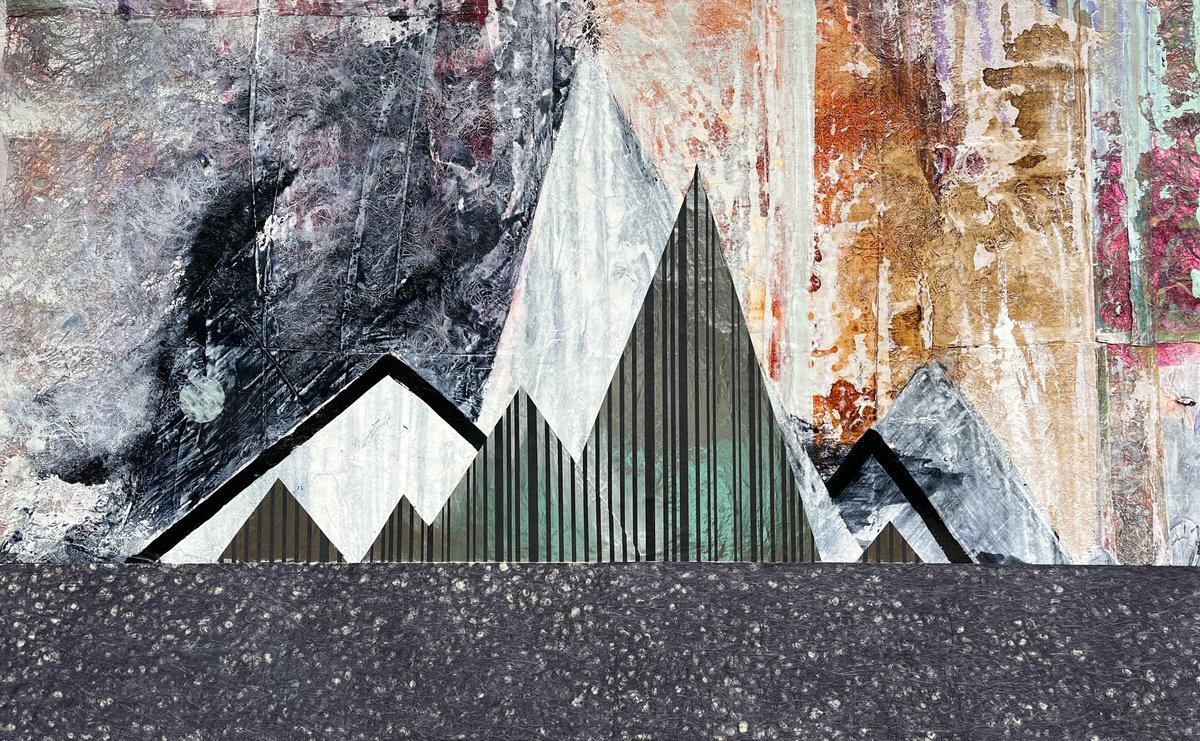 Abstract Landscape Painting By Jason Forcier, 48 X 30, Speechless, Original Artwork