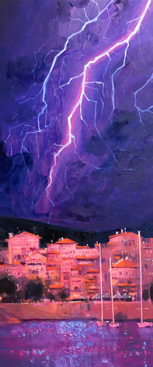 Thunderstorm in Greece by Andrii Kovalyk