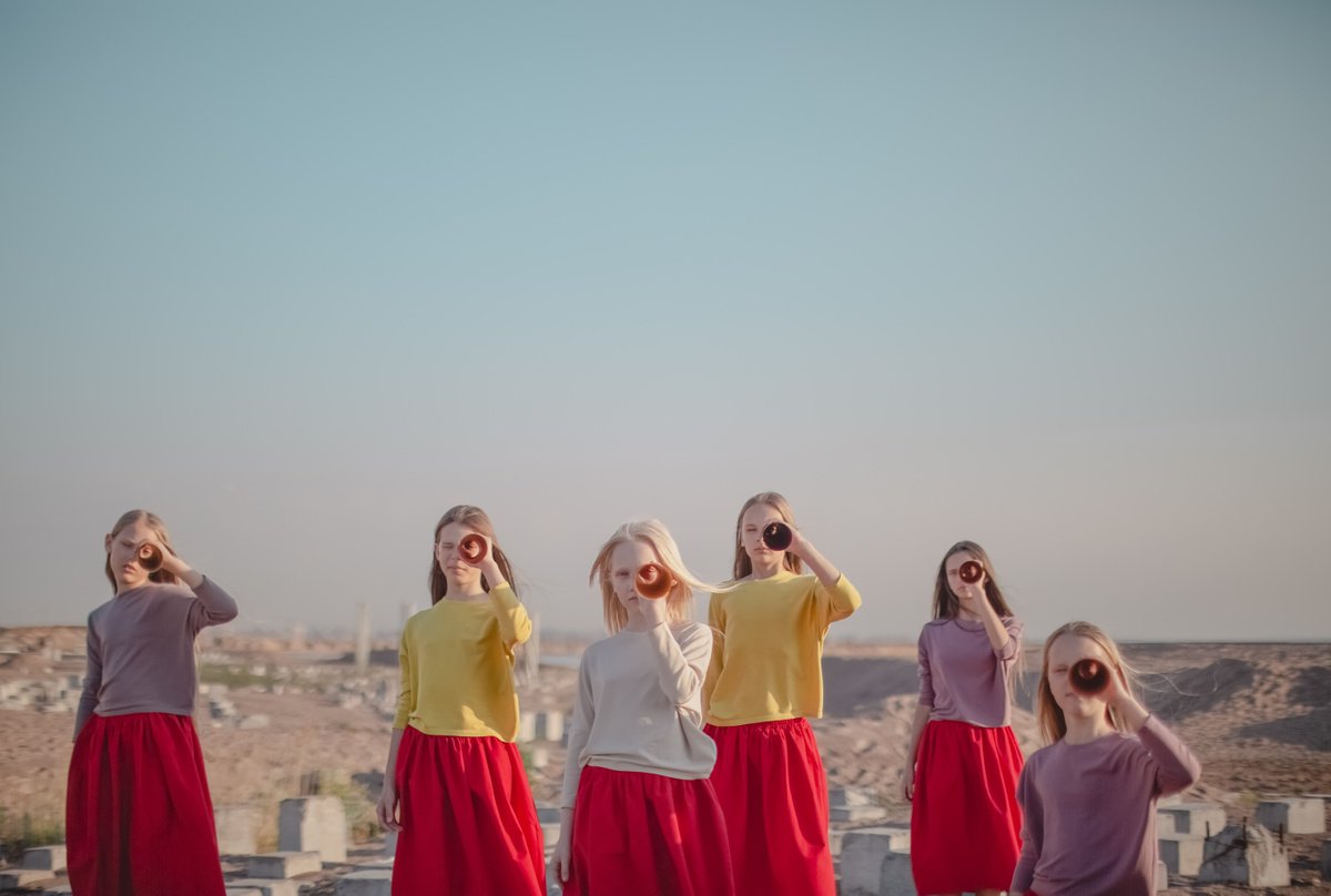 Surrealistic Portrait Photograph By Dasha Pears, 32 X 22, We See You, Original Artwork