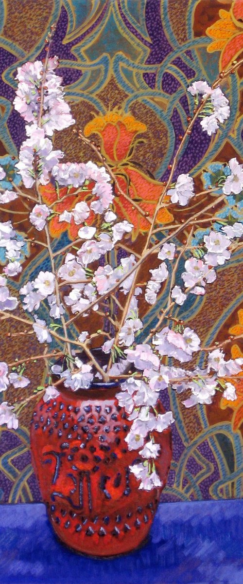 Large Flowering Cherry by Richard Gibson