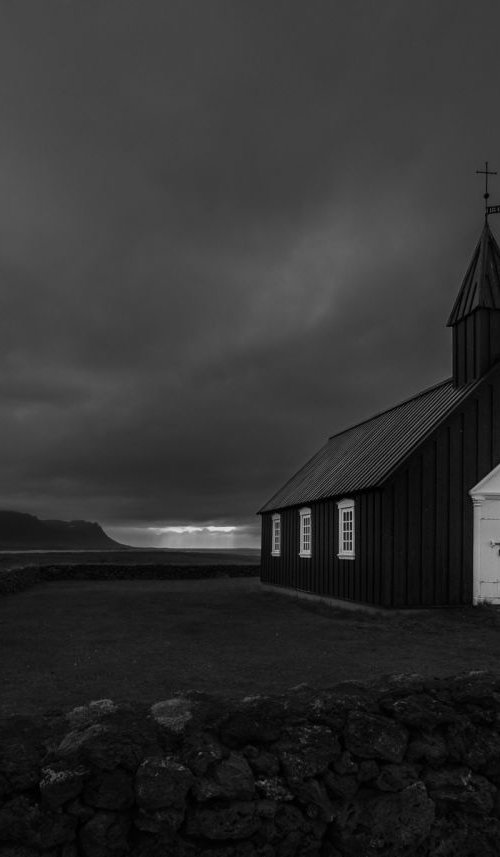 Seeing the light, Búðir, Snaefellsnes, Iceland by Baxter Bradford