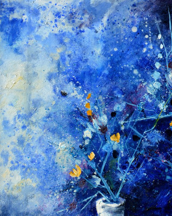 abstract blue Still life