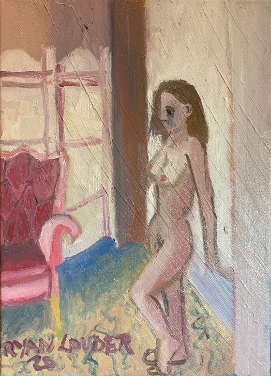 A Nude Woman By The Window