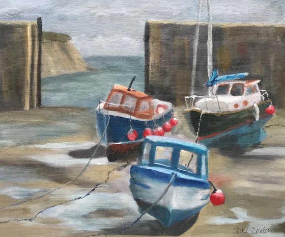 Boats at Low Tide