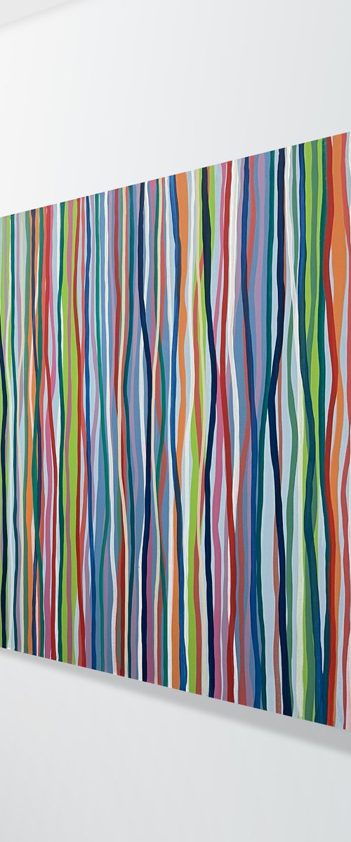 Funk Life - 152 x 76cm acrylic on canvas by George Hall