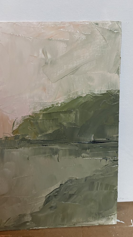 Quiet abstract sunset