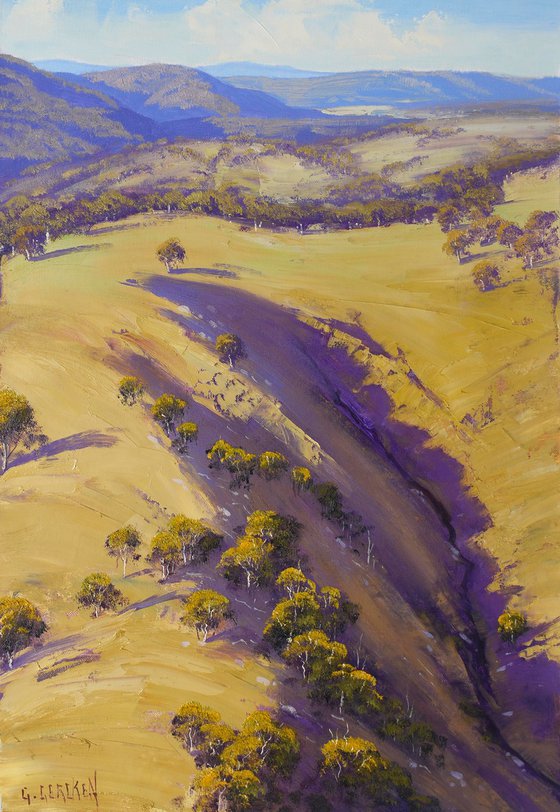 Golden Light over the Megalong Valley