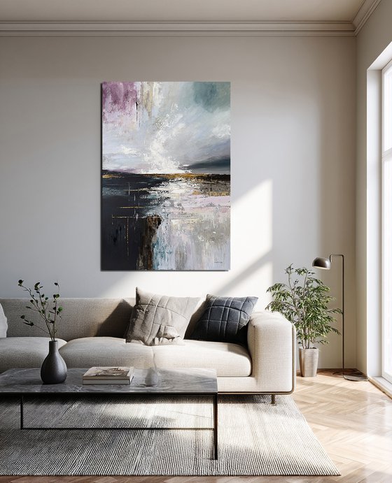 Violet Driftlight-Clouds wall art