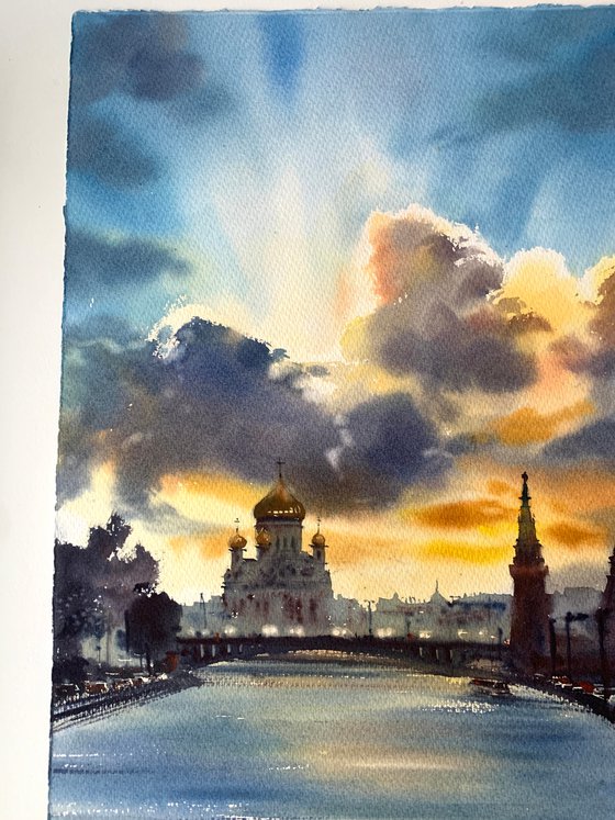 Sunset over Moscow #2