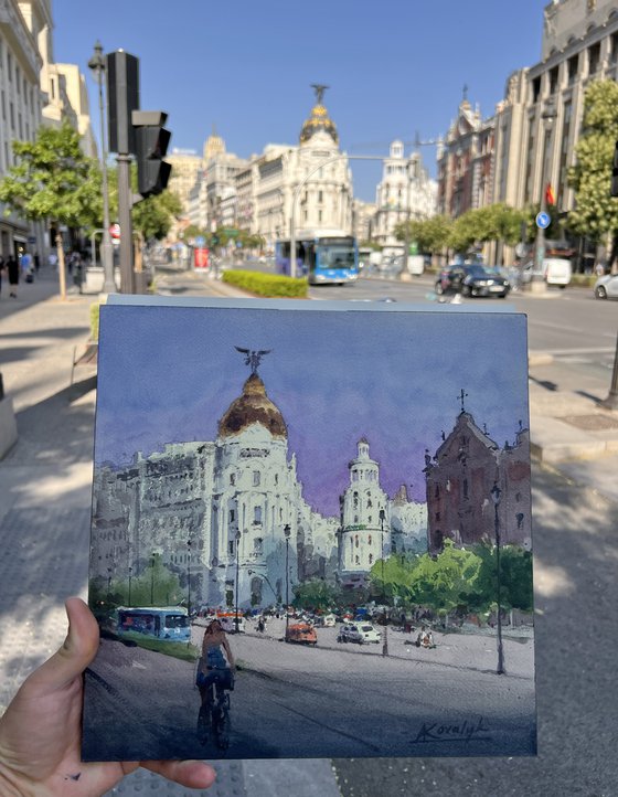Morning Light on Gran Vía