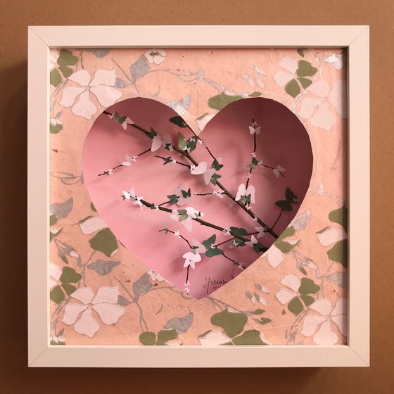 Cherry Blossom Heart (Soft Pink)