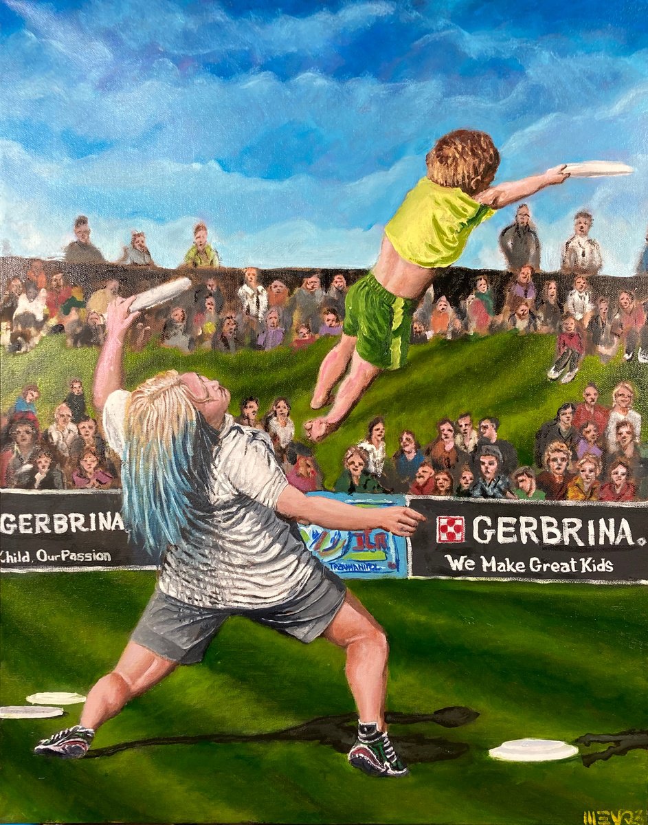 Expressive Oil Painting , Airborne By Michael E. Voss, 24 X 30, Artwork For Sale On Artfinder