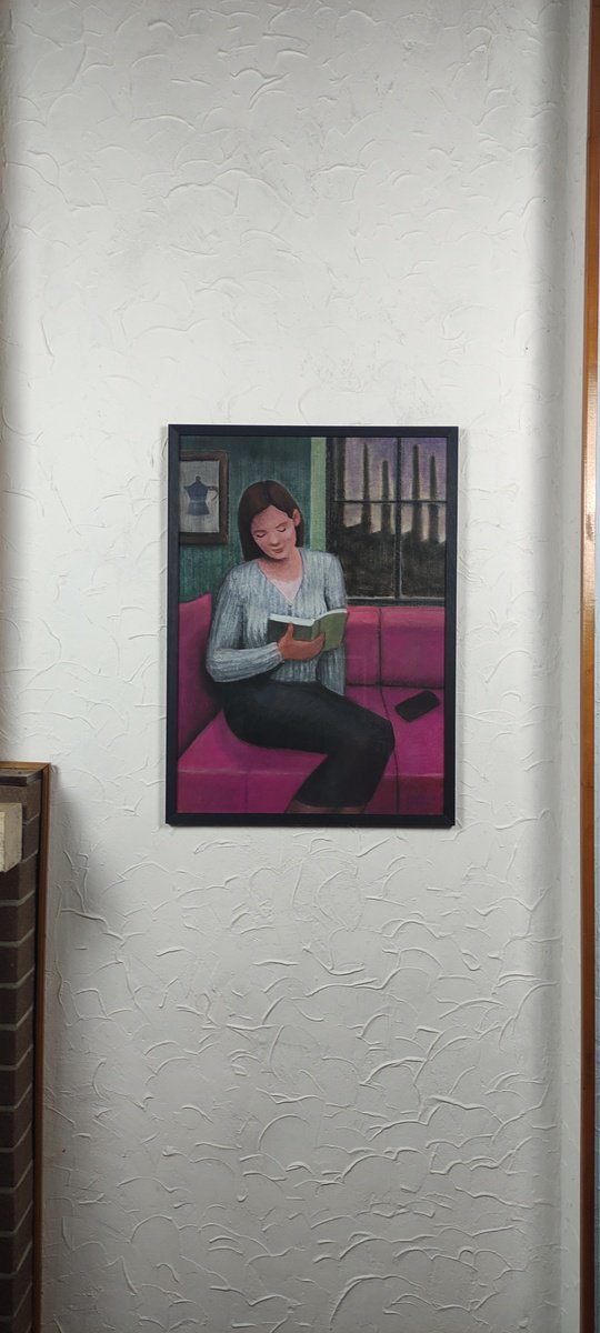 Impressionistic Portrait Pastel Drawing By Andrea Vandoni, 21 X 29, Distraction, Original Artwork