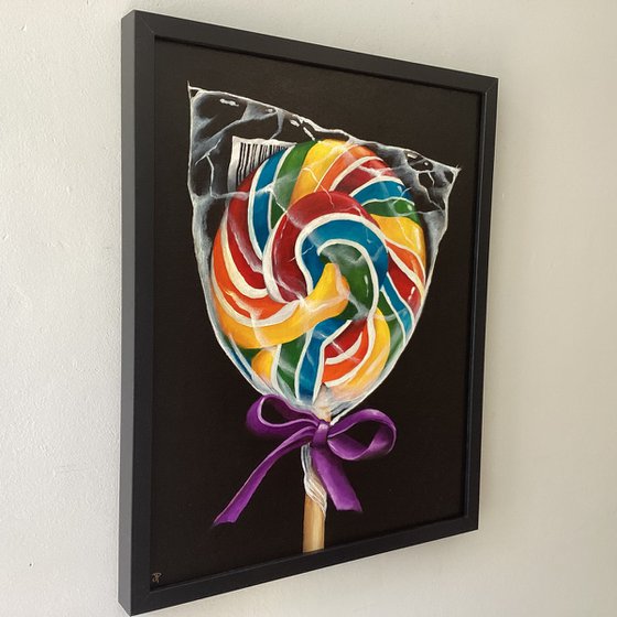 Lollipop still life