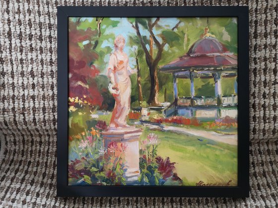 Public gardens, pleinair