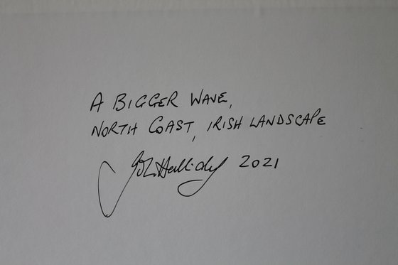 A Bigger Wave, North Coast, Irish Landscape