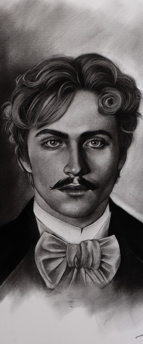 Male Portrait  No. 3 by Mariam Darchiashvili