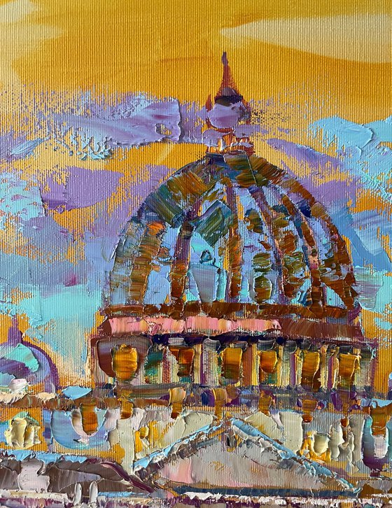 Rome. Original oil painting