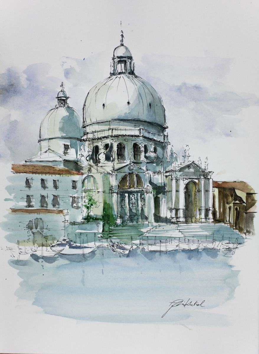 Basilica di Santa Maria della Salute by Tomasz Mikutel