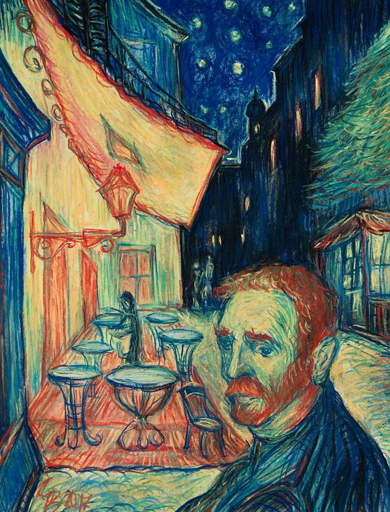 Night Cafe. "Impressionists" Series (Van Gogh)