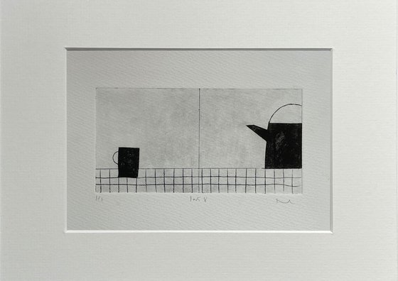 Quiet Interior No.8 drypoint print