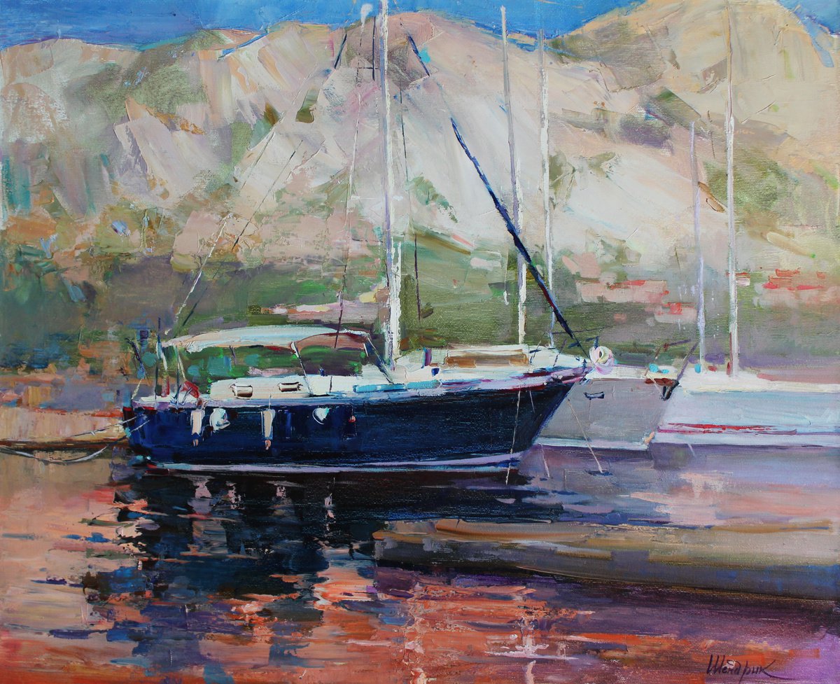 Montenegring boats by Tetiana Shendryk