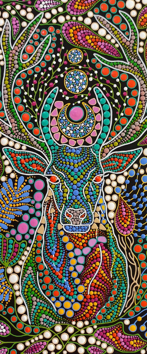 Deer by Oxana Lazari