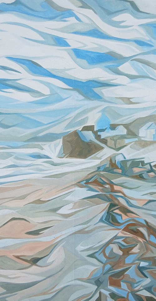 Storm at Hallsands by Andrew Clayton