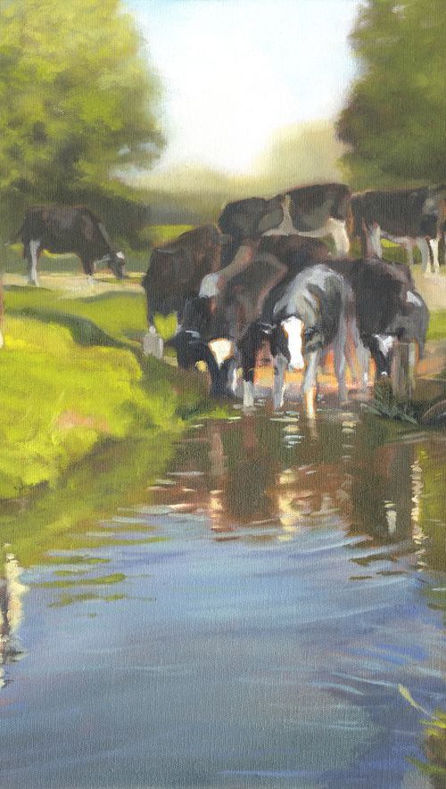 Having a drink in Suffolk by Elaine Marston