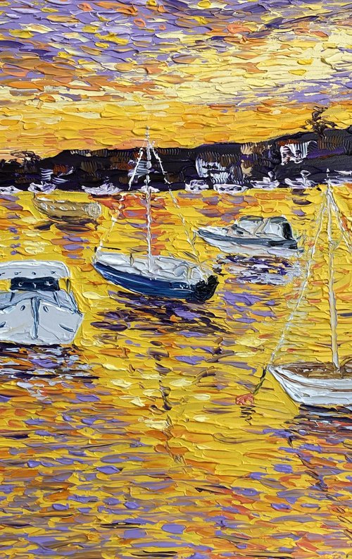 Sunset at Iron Cove by Guzaliya Xavier