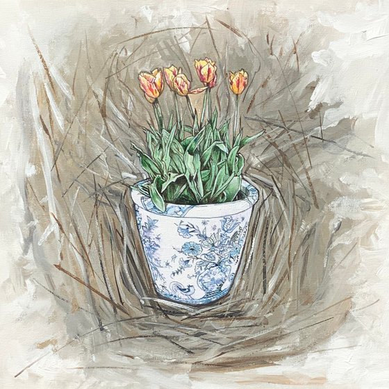 Tulips in vase