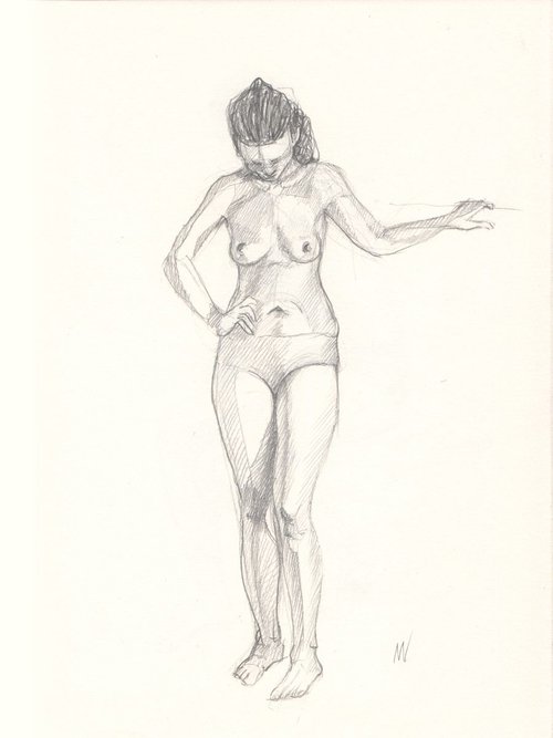 Sketch of Human body. Woman.56 by Mag Verkhovets