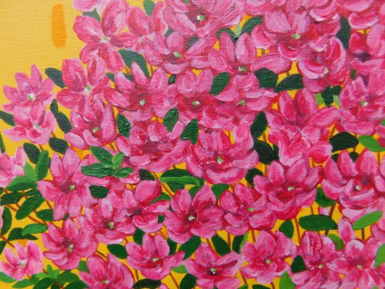 Still life with Azalea