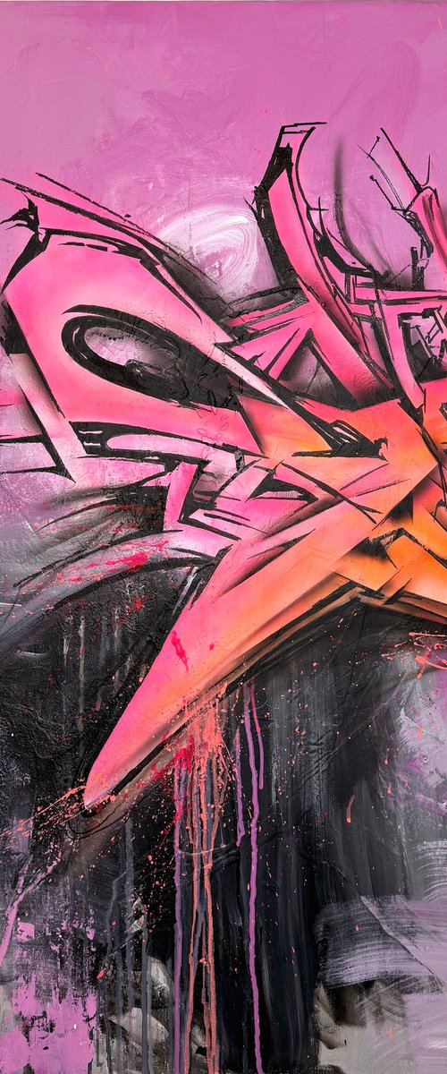 Neon Collision by Viacheslav Zaykin
