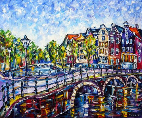 The canals of Amsterdam by Mirek Kuzniar
