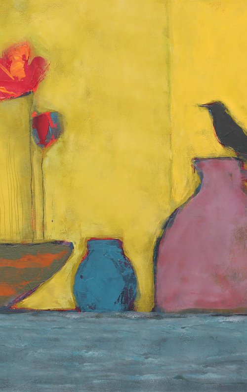 Still life with poppies. by Tatjana Auschew