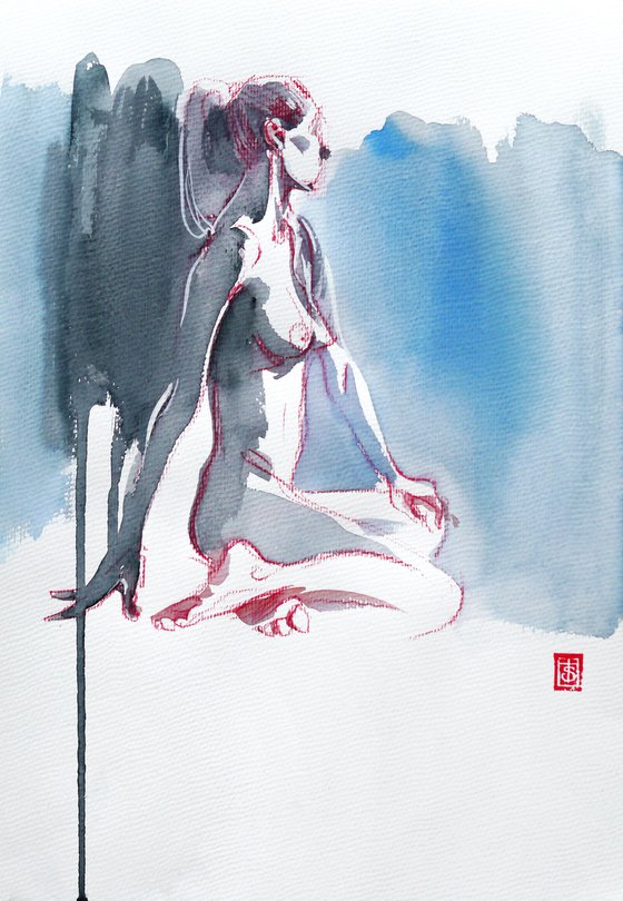 Nude life drawing 002