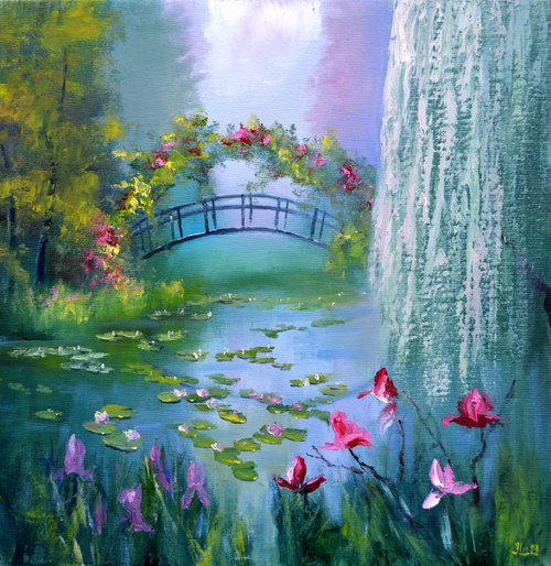Blooming pond by Elena Lukina