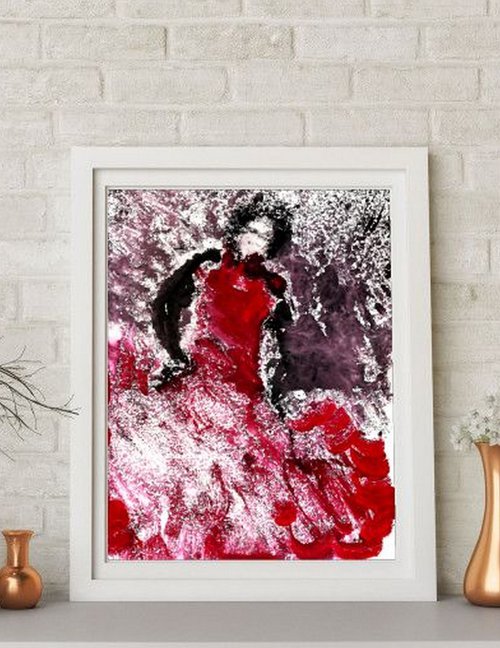 Spanish Flamenco Dancer by Asha Shenoy
