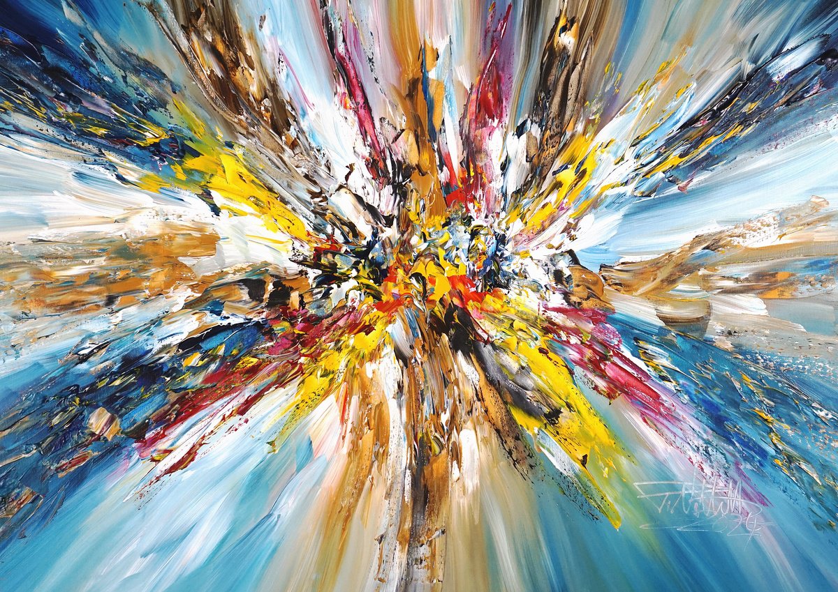 Magical Energy Cloud M 5 By Peter Nottrott, 47 X 33, Artwork For Sale On Artfinder