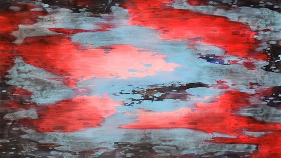 REFLECTION V - Contemporary Abstract Painting