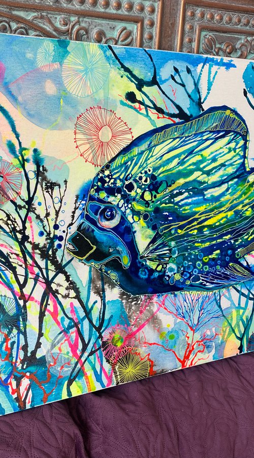 Tropical Fish C02N01 by Irina Rumyantseva