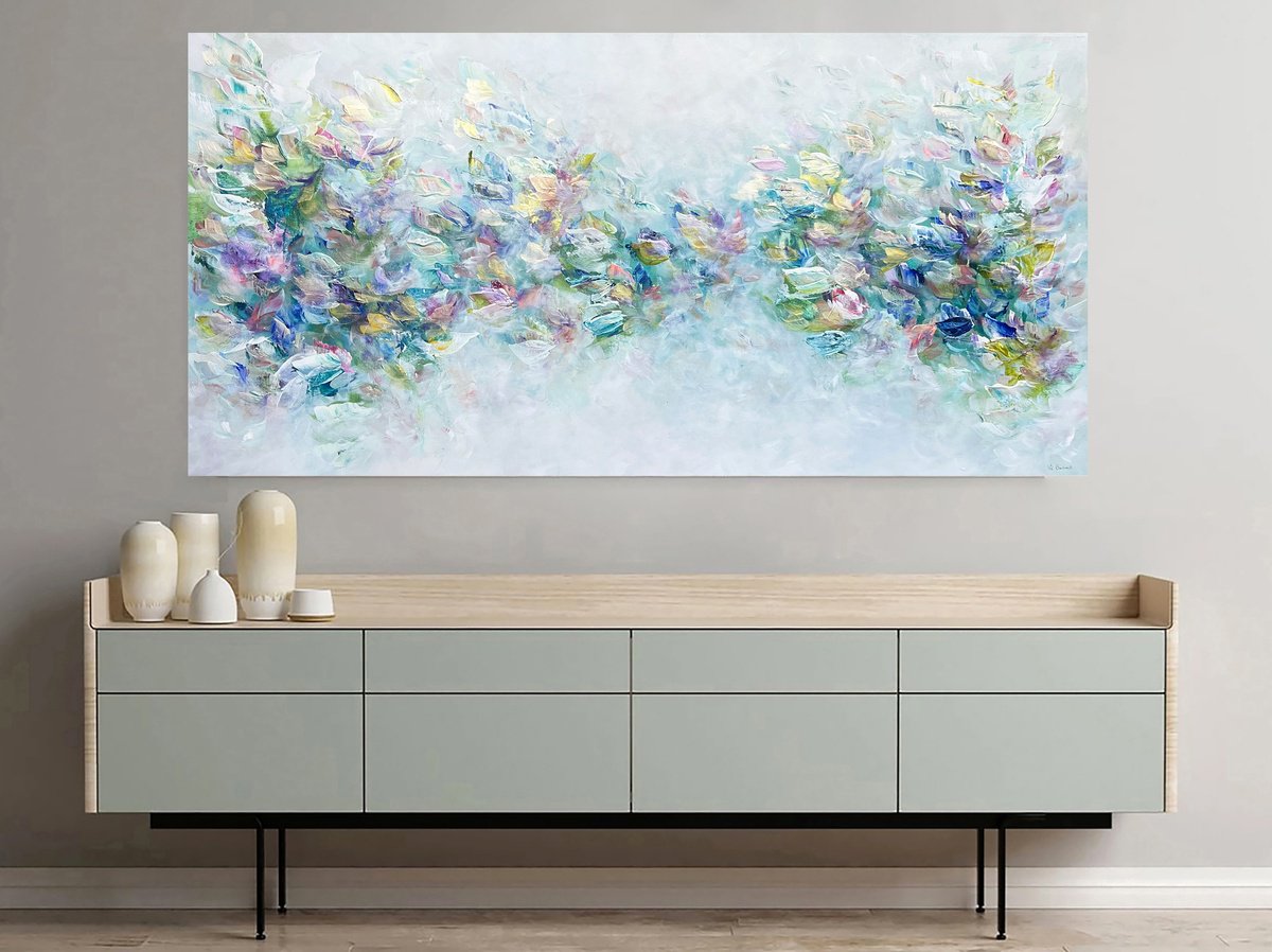  Peace And Love By Ve Boisvert, 60 X 30, Artwork For Sale On Artfinder