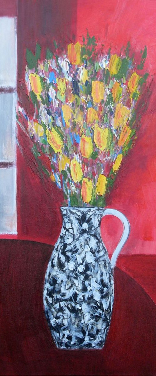 Yellow Tulips - Reserved for Monica by Jan Rippingham