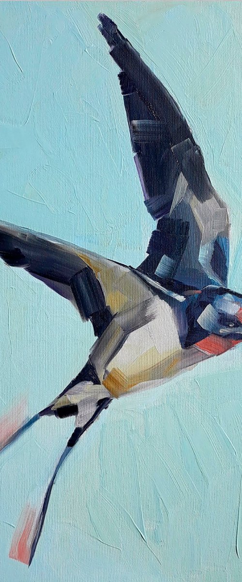 Swallow bird by Kateryna Somyk