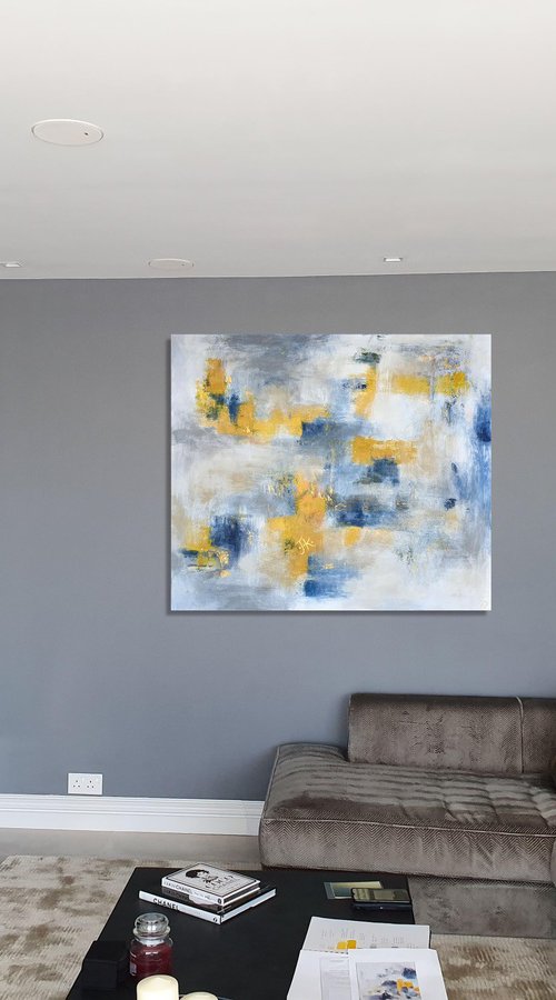 Intertwined Abstract by Elizabeth McDonough