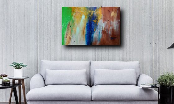 large abstract painting 120x80 cm-large wall art-title-c358